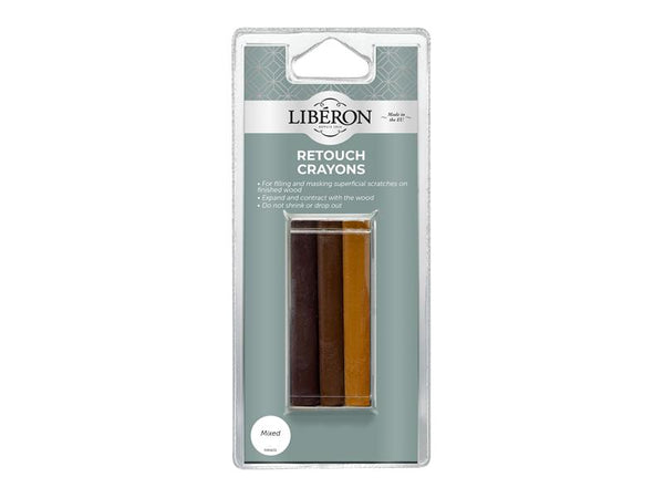 Liberon Retouch Crayons Mixed (3 Pack) 