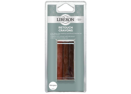 Liberon Retouch Crayons Mahogany (3 Pack) 