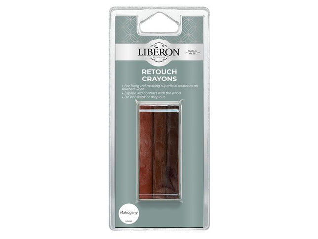 Liberon Retouch Crayons Mahogany (3 Pack) 