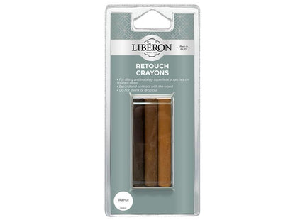 Liberon Retouch Crayons Walnut (3 Pack)