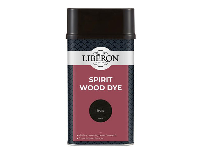 Liberon Spirit Wood Dye Ebony 1 litre 