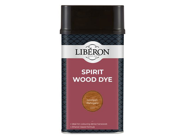 Liberon Spirit Wood Dye Georgian Mahogany 1 Litre