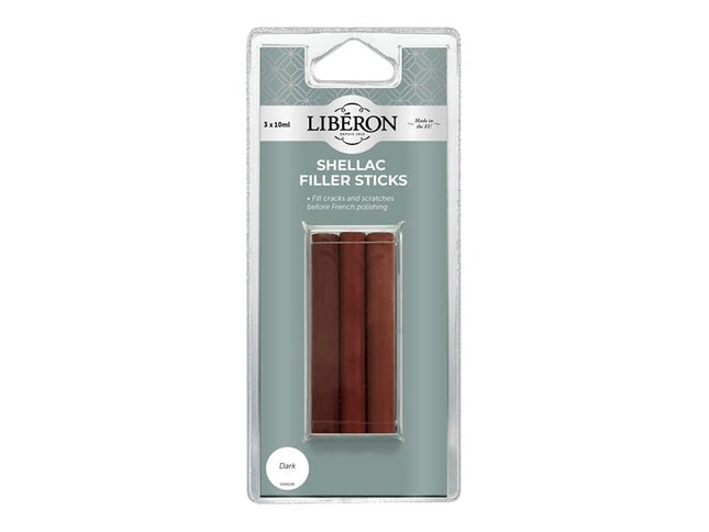 Liberon Shellac Filler Sticks Dark (3 Pack)                                             