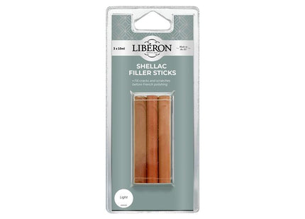 Liberon Shellac Filler Sticks Light (3 Pack)                                            