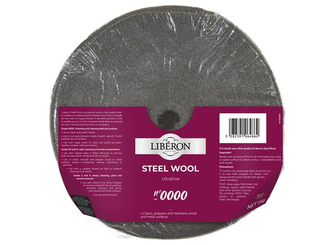 Liberon Steel Wool Grade 0000 Ultra Fine 1kg