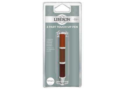 Liberon 3 Part Touch-Up Pen Mahogany 