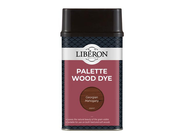 Liberon Palette Wood Dye Georgian Mahogany 500ml                                        