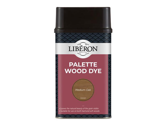 Liberon Palette Wood Dye Medium Oak 500ml 