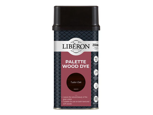 Liberon Palette Wood Dye Tudor Oak 250ml 