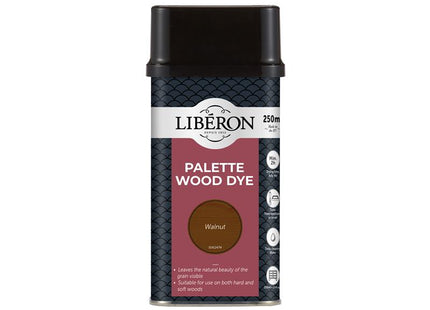 Liberon Palette Wood Dye Walnut 250ml 