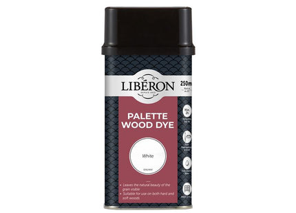 Liberon Palette Wood Dye White 250ml 