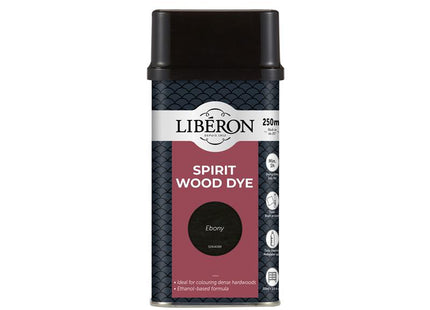 Liberon Spirit Wood Dye Ebony 250ml