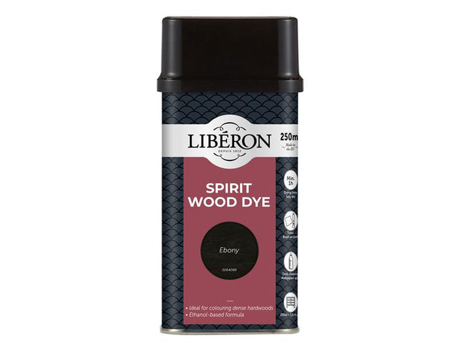 Liberon Spirit Wood Dye Ebony 250ml