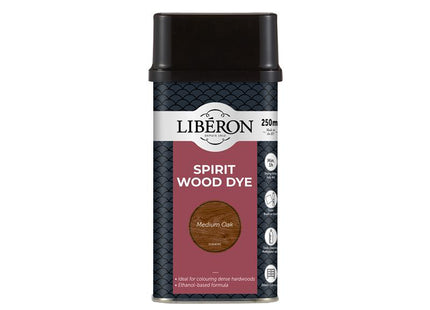 Liberon Spirit Wood Dye Medium Oak 250ml