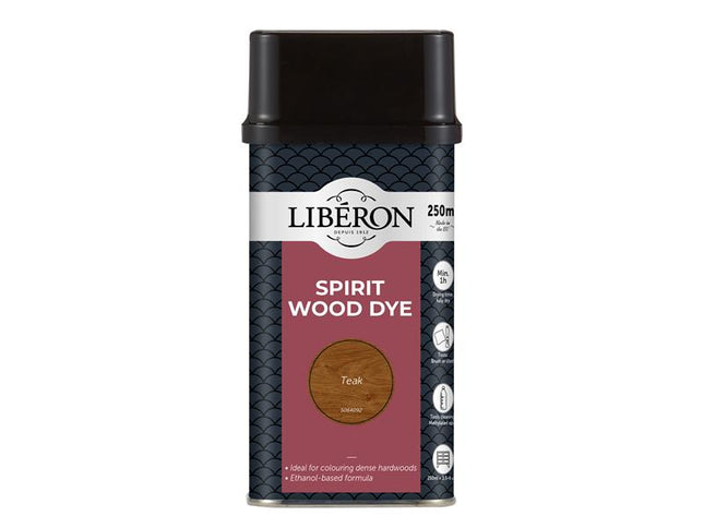 Liberon Spirit Wood Dye Teak 250ml 