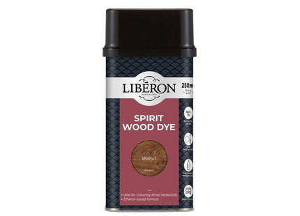 Liberon Spirit Wood Dye Walnut 250ml