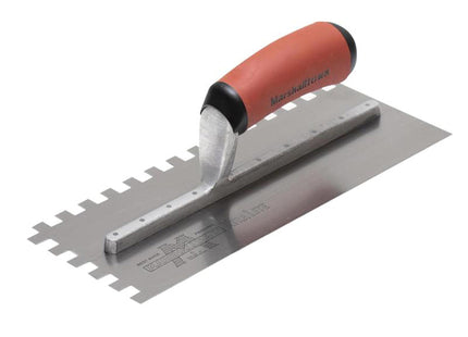 Marshalltown 10Mm Carbon Steel Square Notched Trowel Durasoft Handle