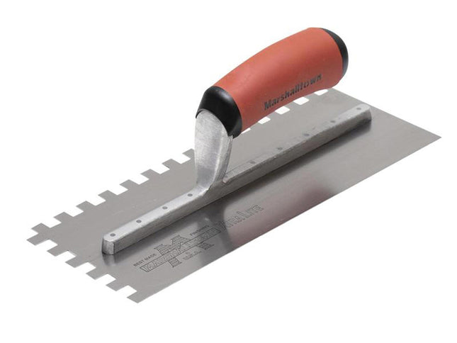 Marshalltown 10Mm Carbon Steel Square Notched Trowel Durasoft Handle