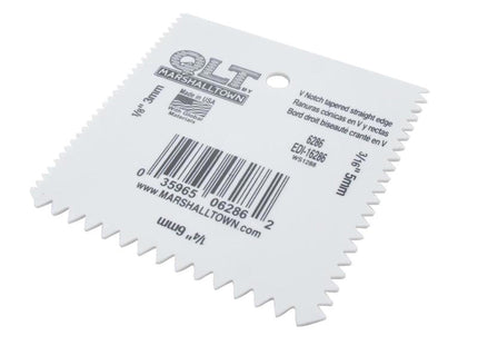Marshalltown Qlt 6286 Plastic V Notched Spreader