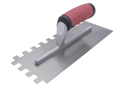 Marshalltown 13Mm Qlt Square Notched Trowel, Soft Grip Handle