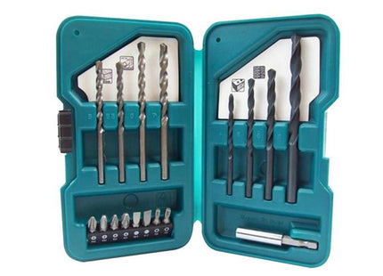 Makita D-45858 Drill And Screwdriver Bit Set, 17 Piece - D-45858 - Perfect for DIY and Professional Use
