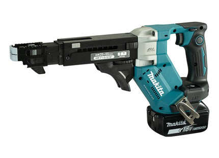Makita DFR551RTJ LXT Auto Feed Screwdriver 18V 2 x 5.0Ah Li-ion MAKDFR551RTJ