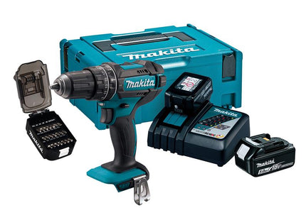 Makita DHP482JX14 50th Anniversary LXT Combi Drill 18V 2 x 5.0Ah Li-ion 