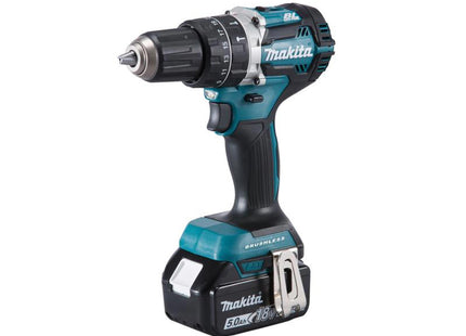 Makita Dhp484rtj Brushless Combi Drill 18V 2 X 5.0Ah Li-Ion