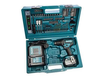 Makita DHP485STX5 Brushless Combi Drill 18V 1 x 5.0Ah Li-ion + 101 Piece Bit Set 