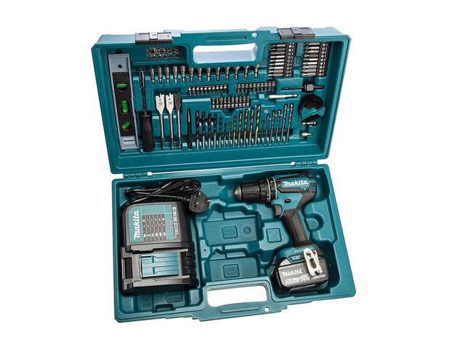 Makita DHP485STX5 Brushless Combi Drill 18V 1 x 5.0Ah Li-ion + 101 Piece Bit Set 