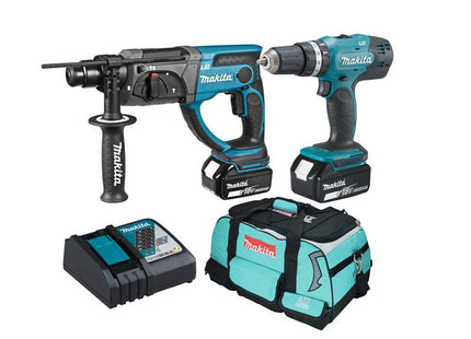 Makita DLX2025T LXT Combo Kit 18V 2 x 5.0Ah Li-ion MAKDLX2025T