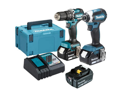 Makita DLX2460T3J Brushless Twin Pack 18V 3 x 5.0Ah Li-ion