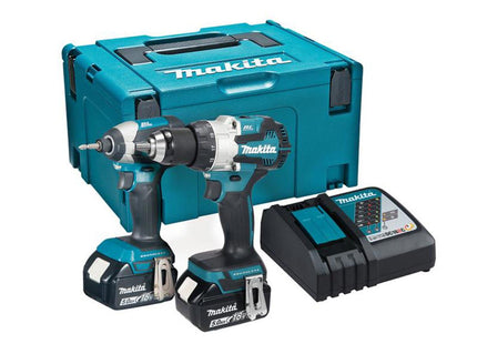 Makita Dlx2507tj Lxt Brushless Combo Kit 18V 2 X 5.0Ah Li-Ion