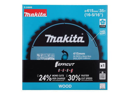 Makita Efficut T.C.T Saw Blade 415 X 30Mm X 35T