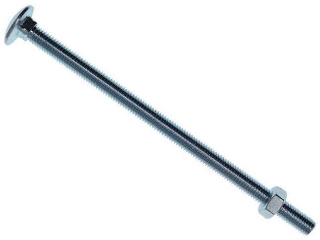 Metalmate Cup Square Hex Bolt & Nut Zp M8 X 150Mm Box 10