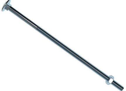 Metalmate Cup Square Hex Bolt & Nut Zp M8 X 200Mm Box 10