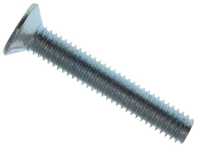 Metalmate Machine Screw Pozi Compatible Csk Zp M4 X 25Mm Box 50