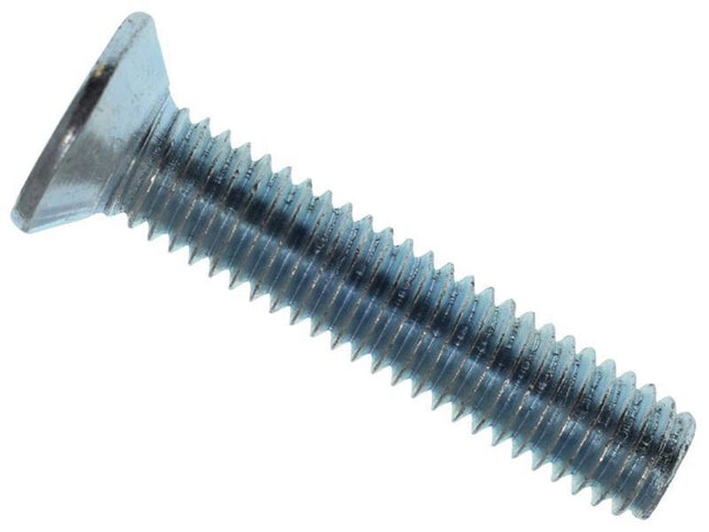 Metalmate Machine Screw Pozi Compatible Csk Zp M6 X 30Mm Box 25