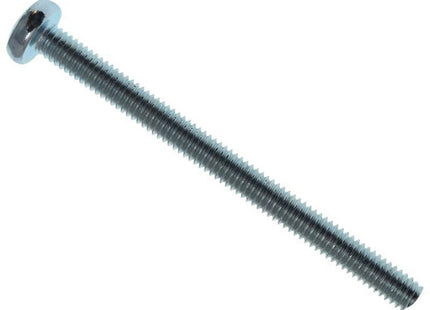 Metalmate Machine Screw Pozi Compatible Pan Head Zp M4 X 50Mm Box 25