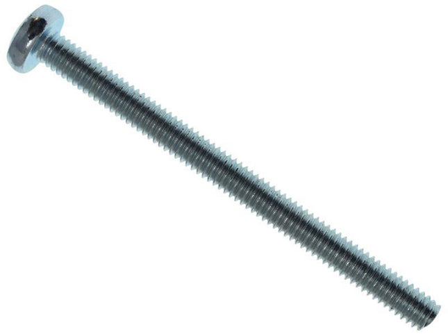 Metalmate Machine Screw Pozi Compatible Pan Head Zp M4 X 50Mm Box 25