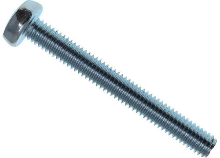 Metalmate Machine Screw Pozi Compatible Pan Head Zp M6 X 50Mm Box 25