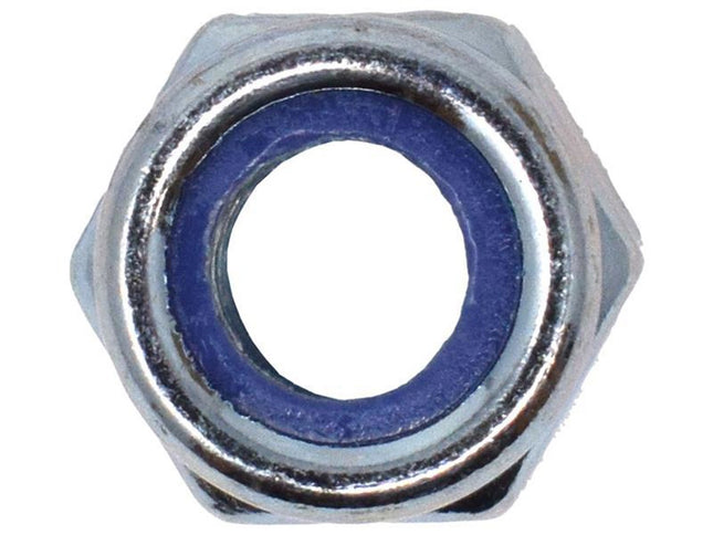 Metalmate Type P Nylon Insert Nut Zp M6 (Box 100)