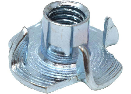 Metalmate Pronged Tee Nut Zp M6 X 9.0Mm (Box 25)