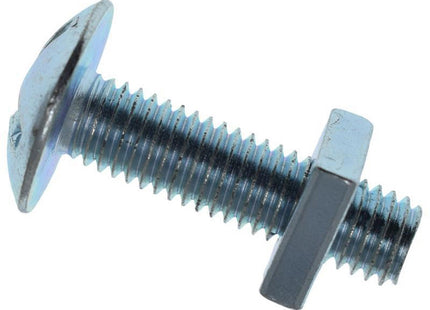 Metalmate Roofing Bolt & Nut Zp M8 X 40Mm (Box 25)