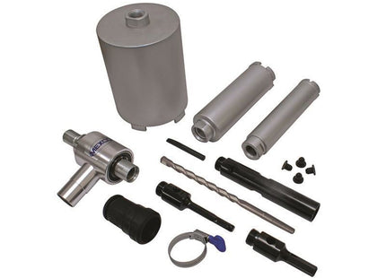 Mexco Dust Management Core Drill Kit, 9 Piece