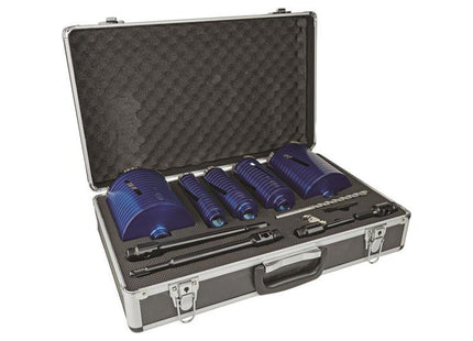 Mexco Slotted Dry Core Drill Xcel Grade Kit, 11 Piece