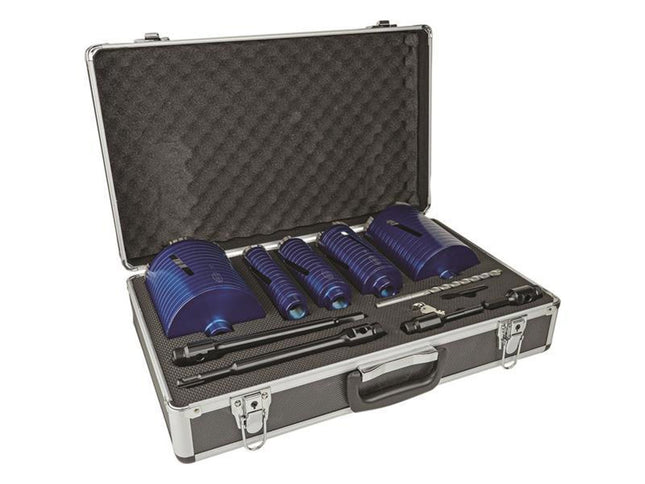 Mexco Slotted Dry Core Drill Xcel Grade Kit, 11 Piece