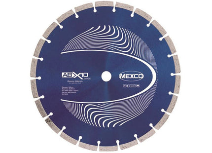 Mexco Abrasive Materials X10 Grade Diamond Blade 300 X 20Mm