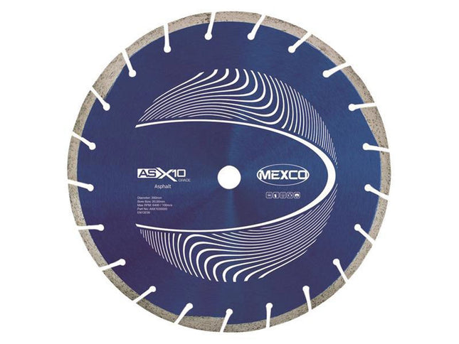 Mexco Asphalt  X10 Grade Diamond Blade 300 X 20Mm