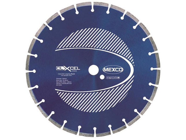 Mexco Concrete Looping Diamond Blade 350 X 25.4Mm X 12Mm Width